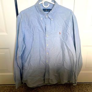 Polo Ralph Lauren XL long sleeve light blue dress shirt